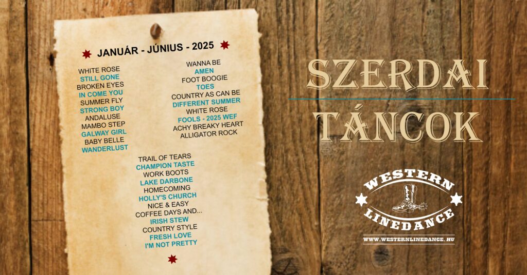 Tanclista FMH táncok(1. félév-szerda)